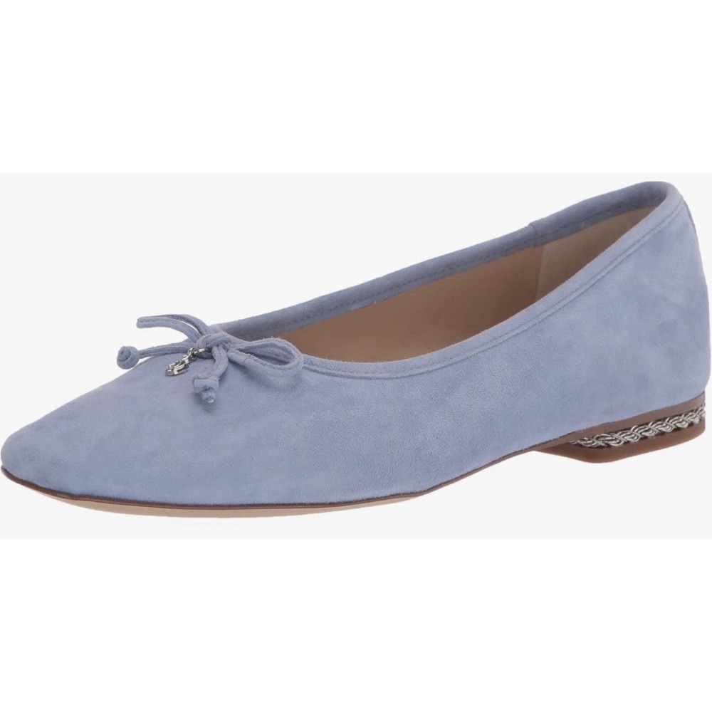 Sam Edelman Women's Marisol Flat Ballet Size 11 Cerulean Suede - Picture 13 of 13